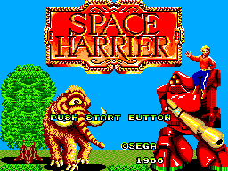 Space Harrier Title Screen